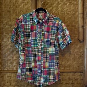 Brooks Brothers Multicolor Plaid patchwork Shirt Large